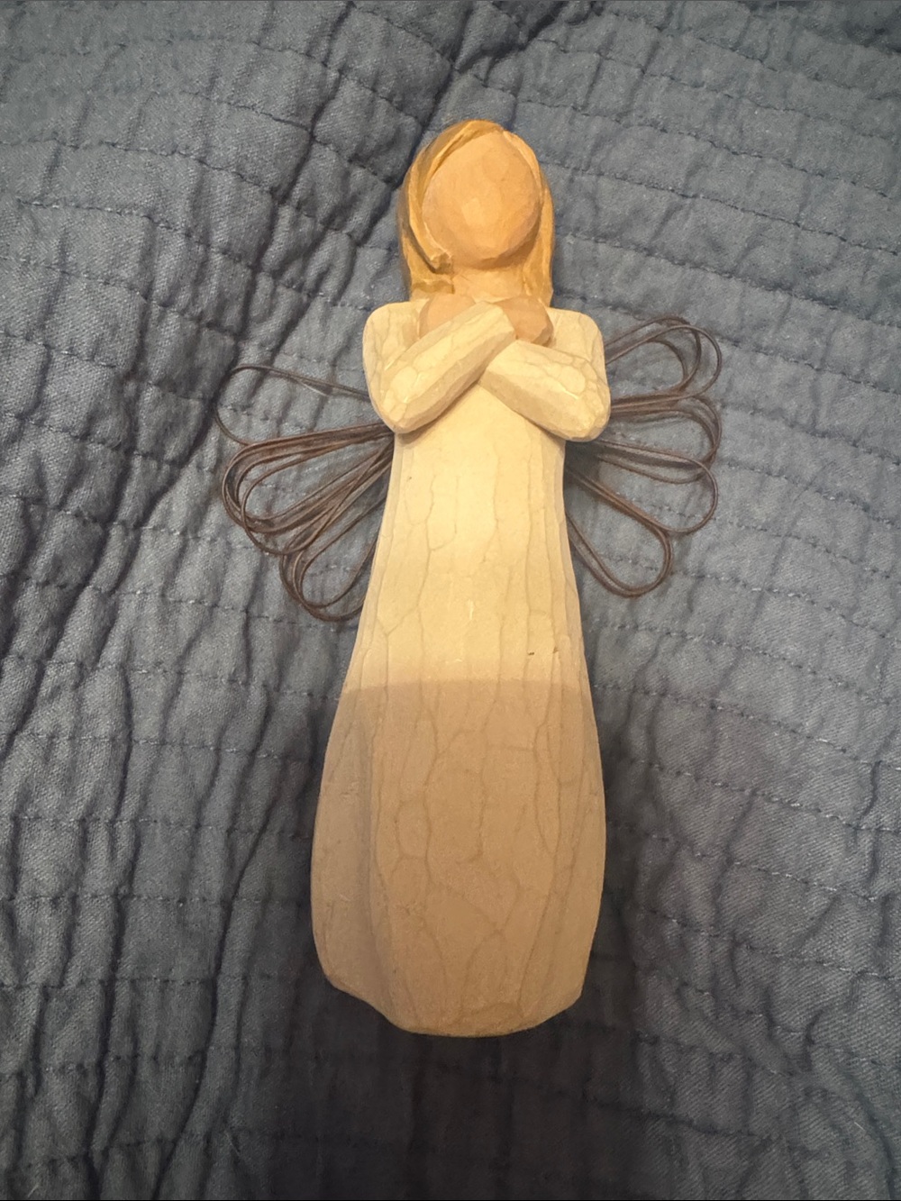 Willow Tree Cream & Tan Angel Figurine